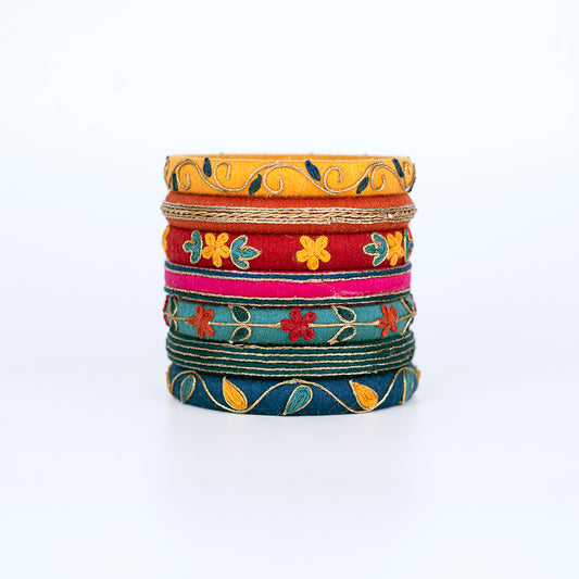 Desert Flower Bangle Set