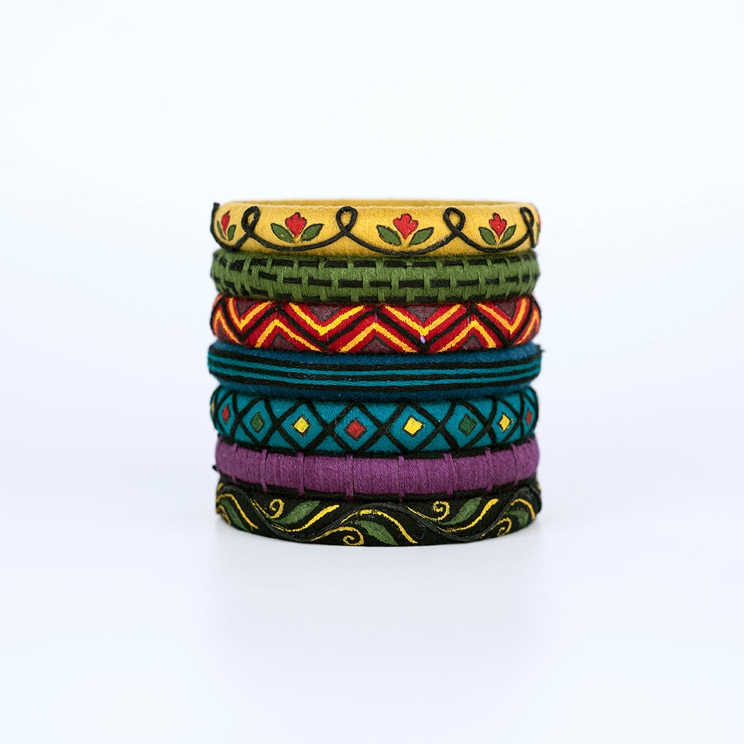 Tribal Bangle Set